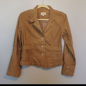 Vintage Tan Corduroy Blazer Dark Academia 9/10